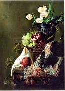 unknow artist Floral, beautiful classical still life of flowers.115 France oil painting artist